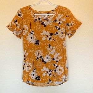 Floral Tee Sz XS